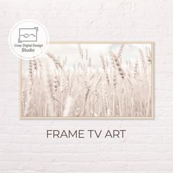 Samsung Frame TV Art | Nature Wheat Field Landscape for The Frame Tv | Digital Art Frame Tv | Instant Digital Download