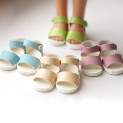 Paola Reina doll sandals, 2-inch shoes for 13 inch doll, summer doll shoes, doll shoes 5 cm, doll shoes 50mm