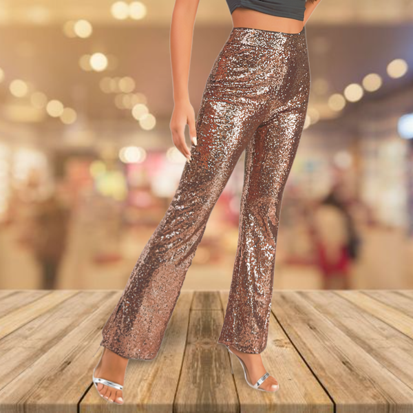 Sequins High Waist Flare Leg Pants Trousers Formal Party Cocktail Wedding (2).png