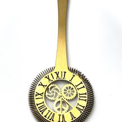 Golden Chronometer 3D Hawthorne Cocktail Strainer