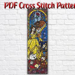 Beauty And The Beast Cross Stitch Pattern / Disney Princess Belle Cross Stitch Pattern / Disney PDF Cross Stitch Pattern