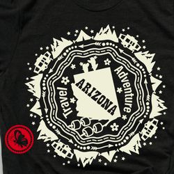 mandala travel trailer pop up camp decor arizona state map camping sign camper life digital downloads