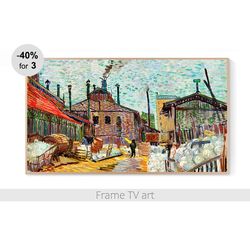 Samsung Frame TV Art download 4K, Frame TV art painting vintage, Frame TV art Van Gogh, Frame TV art landscape | 337