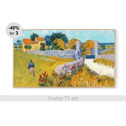 Samsung Frame TV Art download 4K, Frame TV art painting vintage, Frame TV art Van Gogh, Frame TV art landscape | 341