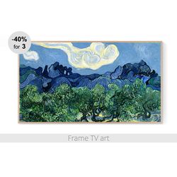 Samsung Frame TV Art download 4K, Frame TV art painting vintage, Frame TV art Van Gogh, Frame TV art landscape  | 345
