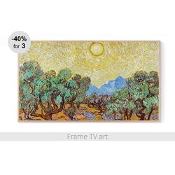 Samsung Frame TV Art download 4K, Frame TV art painting vintage, Frame TV art Van Gogh, Frame TV art landscape  | 349