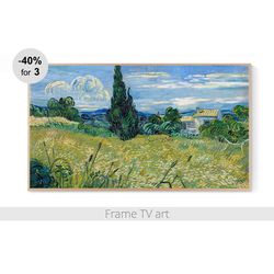 Samsung Frame TV Art download 4K, Frame TV art painting vintage, Frame TV art Van Gogh, Frame TV art landscape  | 351
