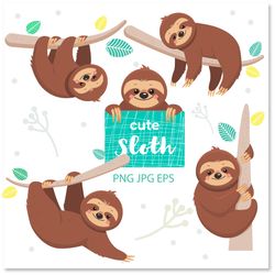 Sloths sublimation PNG