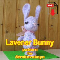 TUTORIAL: Lavender Bunny, detailed  crochet pattern