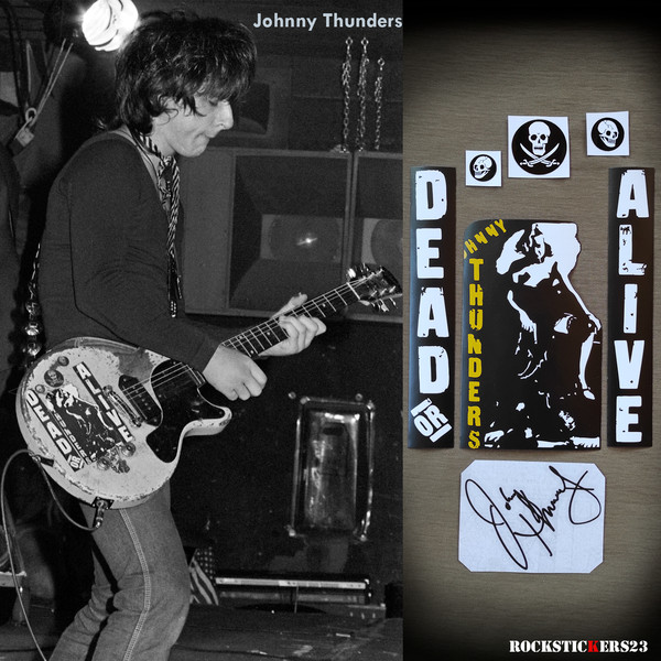 Johnny Thunders guitar stickers decal.png