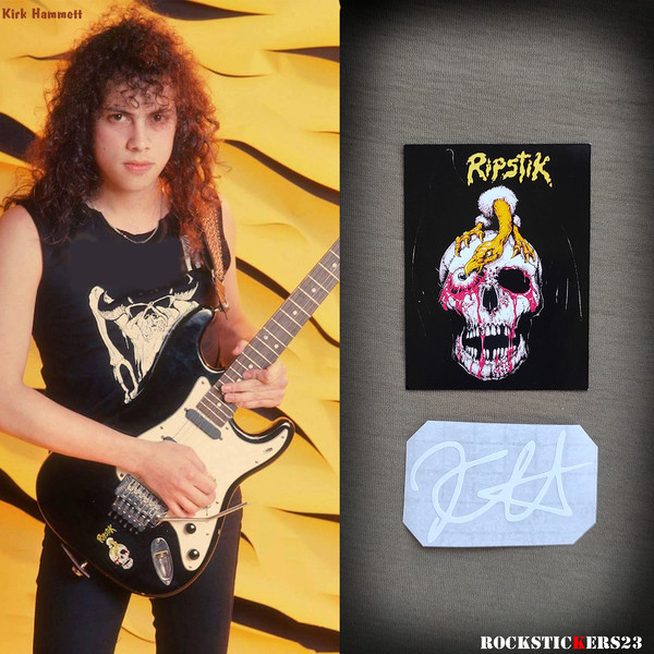 Kirk Hammett Edna guitar stickers Fernandes.png
