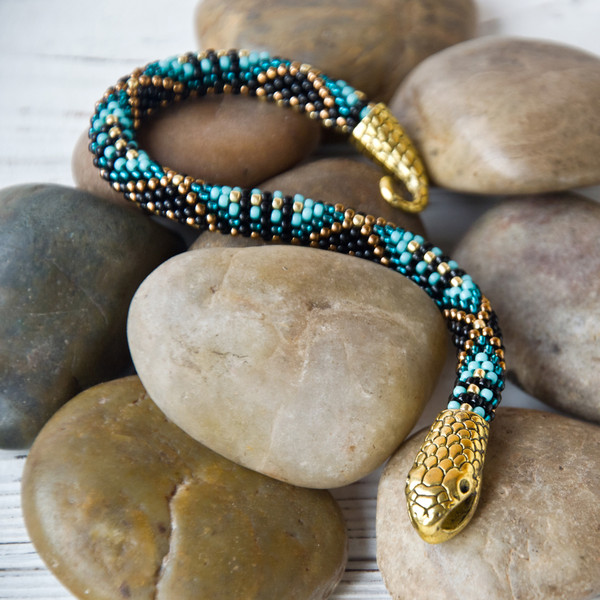 turquoise snake bracelet 8.jpg