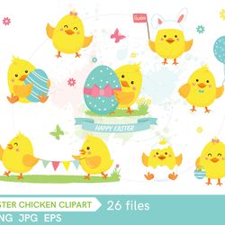 Easter Chicken Sublimation PNG