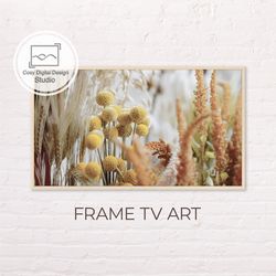 samsung frame tv art | abstract macro fall flowers art for the frame tv | digital art frame tv | instant download