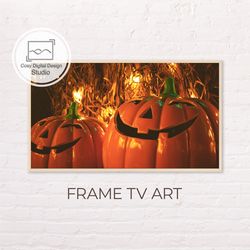 Samsung Frame TV Art | Pumpkins Halloween Art For The Frame TV | Digital Art Frame TV | Halloween