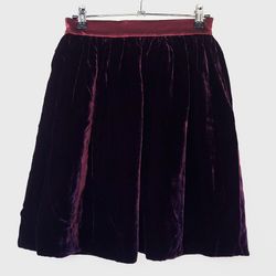 Velvet skirt . On the lining. Handmade.