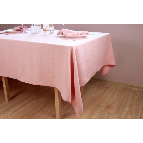 Pink_linen_tablecloth_Rectangle_tablecloth_Small_tablecloth_Square_tablecloth_Fabric_holiday_tablecloth_gift.JPG