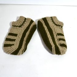 handknitt bed socks wool handmade knit slippers handmade slippers handknitted crochet slippers by olivkan