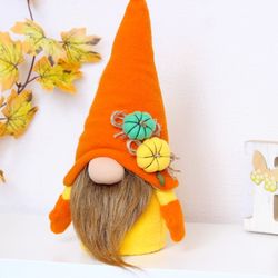 Fall  gnome /  harvest festival  decoration / Nordic Interior