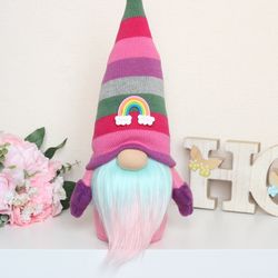 Rainbow  gnome / Large Scandinavian gnome