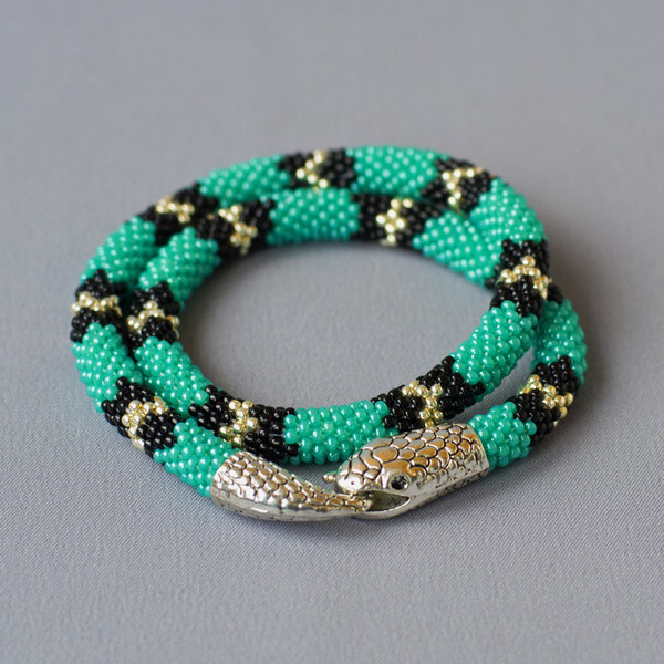 Turquoise snake bracelet 6.jpg