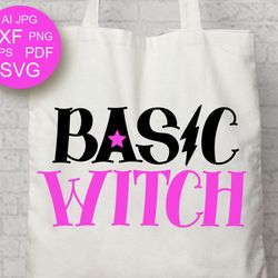 Basic Witch sign Halloween decorations Gift for women Digital downloads