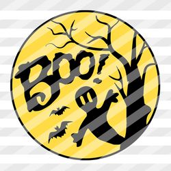 boo sign png svg pdf files halloween decor digital downloads wall art clipart ghost horror bats