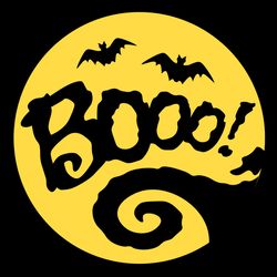 booo sign halloween wall art bats horror digital downloads clipart mug cup t-shirts print