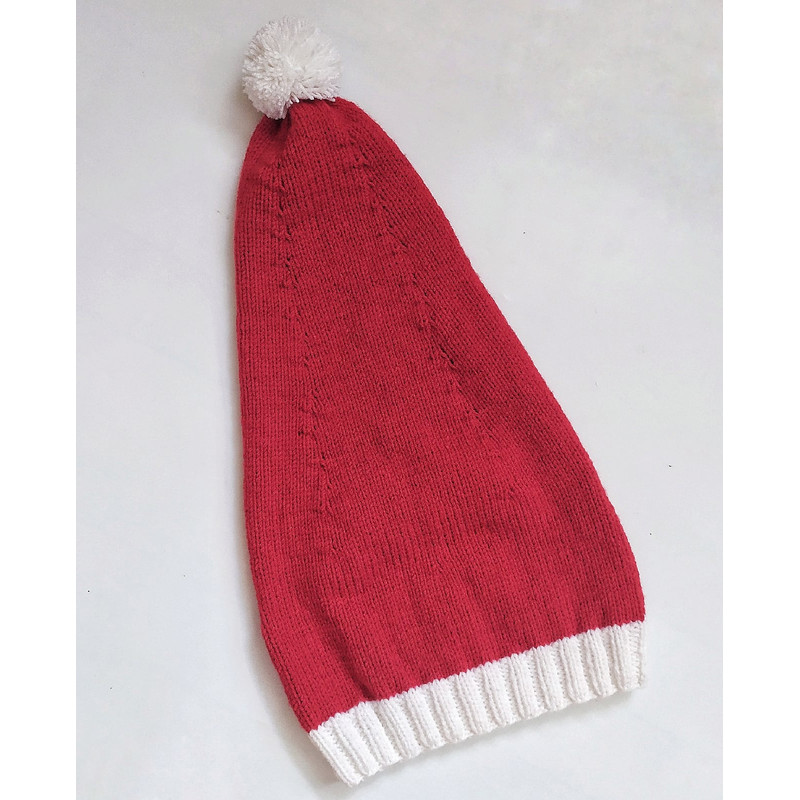 Santa hat pompom hat Christmas hat Christmas gifts women hat knitted hats For Christmas
