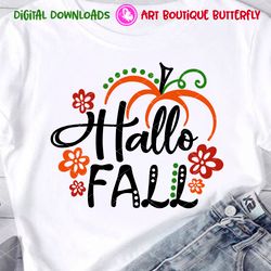 Hallo fall sign Autumn Pumpkin print Thanksgiving decor Digital downloads