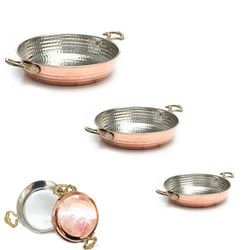 4 pieces Traditional Copper Pan, Frying Pan, Omelette Pan, Copper Pan, Handmade Pan, Turkish Copper Pan, 16-18-20-22 Cm