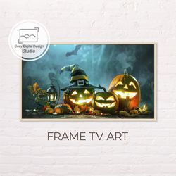 Samsung Frame TV Art | Pumpkins Halloween Art For The Frame TV | Digital Art Frame TV | Halloween