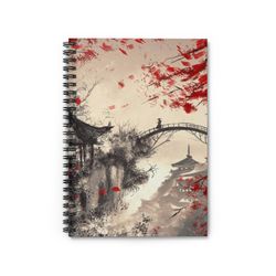 Japanese style spiral notebook