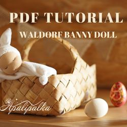 Waldorf doll pattern, Bunny pattern, Soft toy pattern