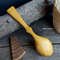 Handmade wooden spoon from natural mulberry wood with elegant handle - 03