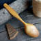 Handmade wooden spoon from natural aspen wood - 05