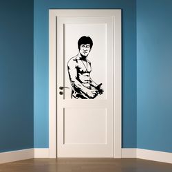 Bruce Lee The Great Hong Kong And American Film Actor Martial Art, Master Of Martial Arts Wall Sticker Vinyl Decal Mural