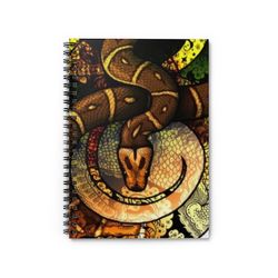 Snake ornament spiral notebook