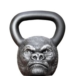 Cast Kettlebell Designer Iron Head Gorilla Workout Fitness Weight 16 kg 35 lbs