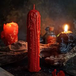 Red magic candle, Ritual candle, Beginner witch  candle