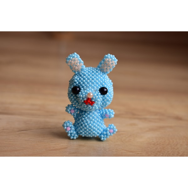 How to make easy beaded animal rabbit. 3d beading tutorial, - Inspire ...