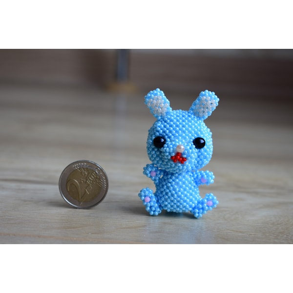 How to make easy beaded animal rabbit. 3d beading tutorial, - Inspire ...