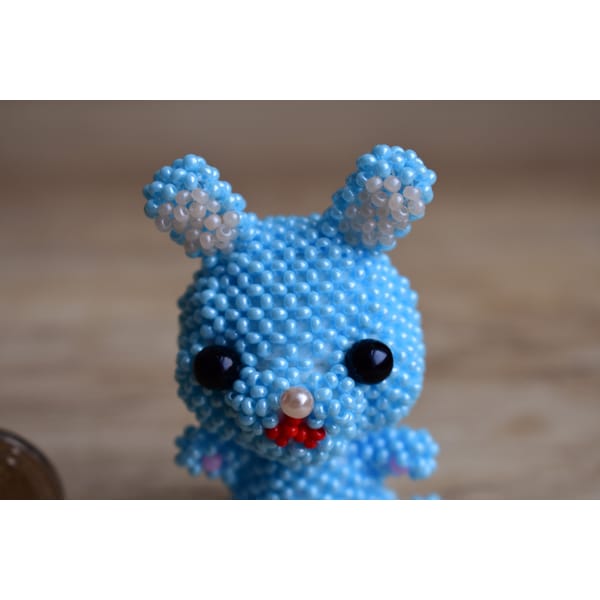 How to make easy beaded animal rabbit. 3d beading tutorial, - Inspire ...
