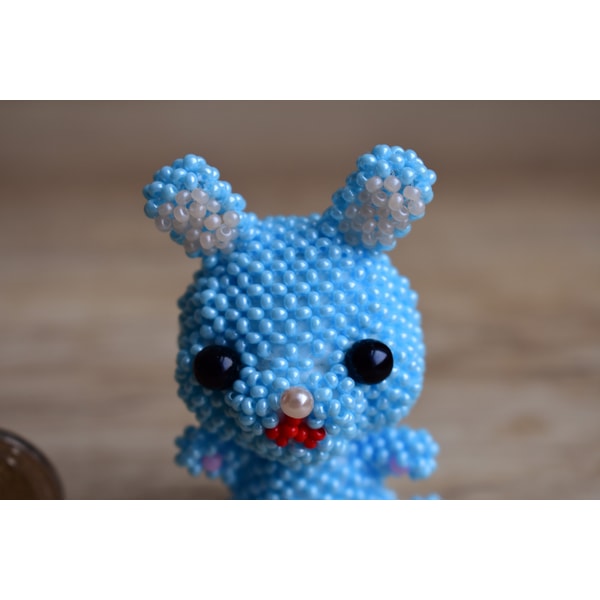 How to make easy beaded animal rabbit. 3d beading tutorial, - Inspire ...