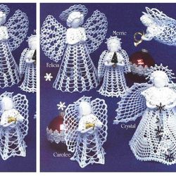 Digital | Vintage Crochet Pattern Christmas Pattern | Crochet Pattern Angels | ENGLISH PDF TEMPLATE