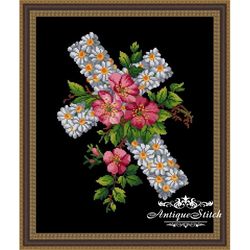 christian cross 3 berlin woolwork vintage cross stitch pattern pdf