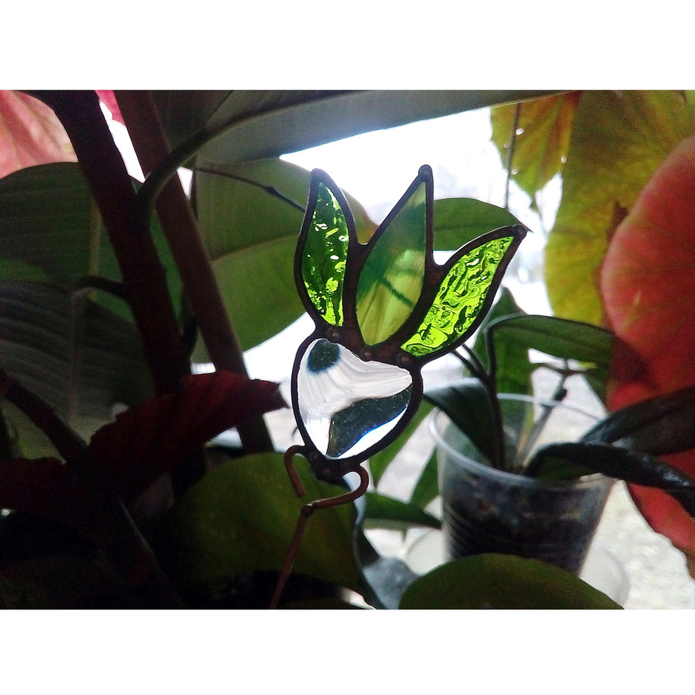 Plant-pot-glass-flower-suncatcher-Glass-lotos-lilie-plant-Stained-glass-flower-Garden-art-8