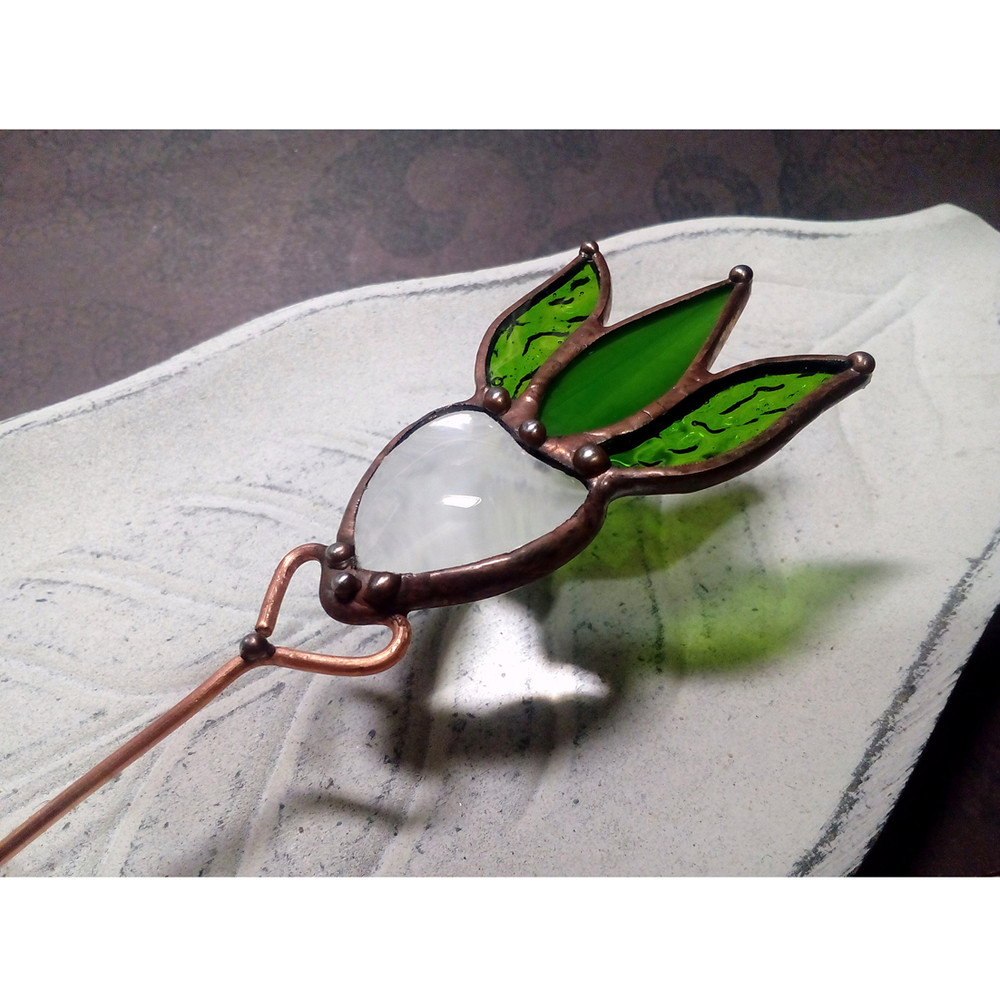 Plant-pot-glass-flower-suncatcher-Glass-lotos-lilie-plant-Stained-glass-flower-Garden-art-7