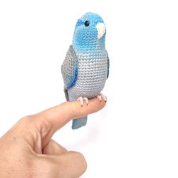 Blue Pacific parrotlet - interior toy for home decor