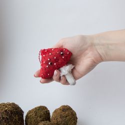 Mushroom Soft Doll - Cute Red Toadstool - 9cm
